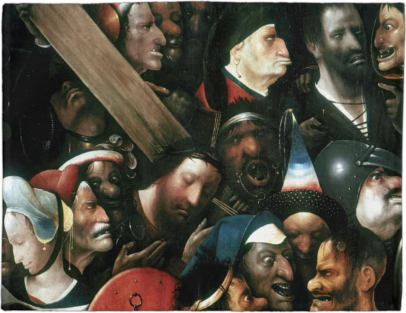 Podkładka na stół Chrystus dźwigający krzyż Hieronim Bosch