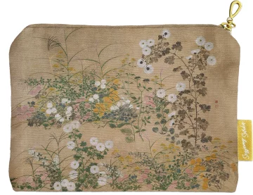 Kosmetyczka mini Ważne rośliny kwitnące jesienią Ogata Korin