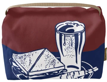 Kosmetyczka kuferek Sandwich and soda Roy Lichtenstein