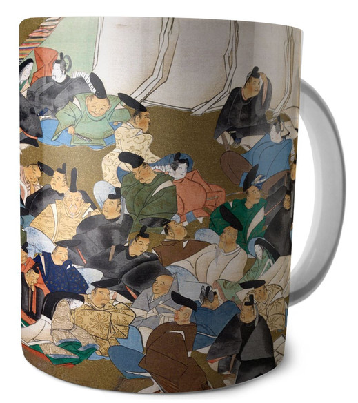 Kubek 36 poetów Ogata Korin