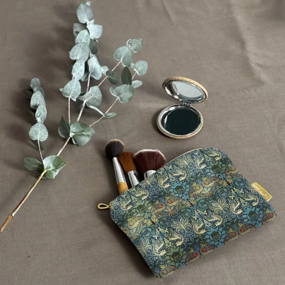 Kosmetyczka mini Paw i smok William Morris