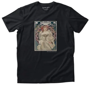 Koszulka z nadrukiem Rozmarzenie Alfons Mucha
