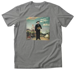 Koszulka z nadrukiem Autoportret Henri Rousseau