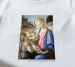 Koszulka z nadrukiem Madonna, dziecko i 2 anioły Sandro Botticelli