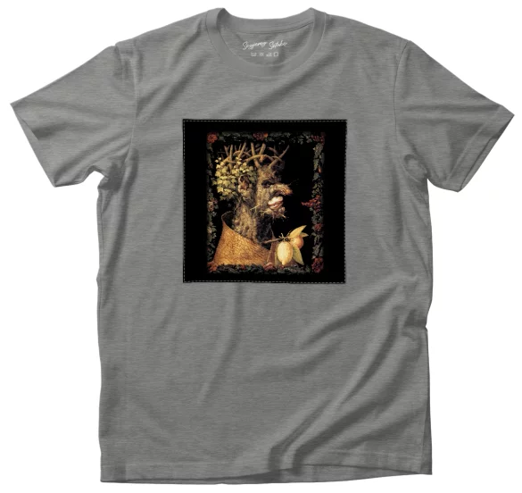 Koszulka z naszywką Zima Giuseppe Arcimboldo