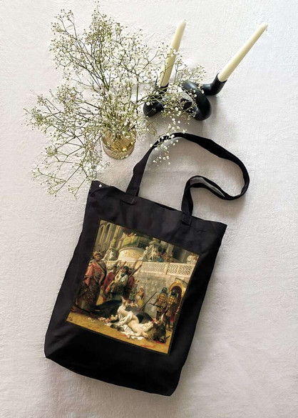 Torba z naszywką Dirce chrześcijańska Henryk Siemiradzki