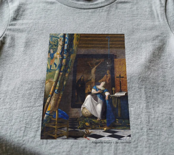 Bluzka damska Alegoria wiary Jan Vermeer