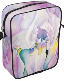 Torba listonoszka Biały irys Georgia O’Keeffe
