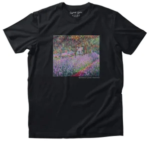 Koszulka z nadrukiem Ogród artysty w giverny Claude Monet