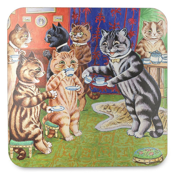 Podkładka pod kubek Herbata dla kota Louis Wain