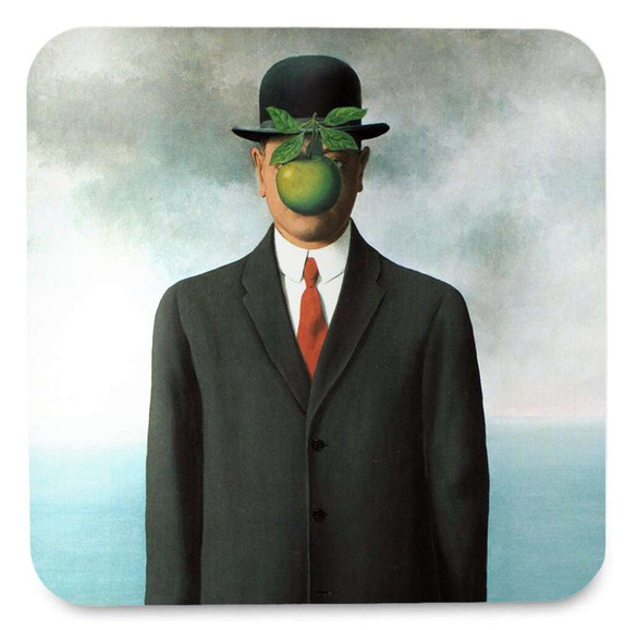 Podkładka pod kubek Syn człowieczy René Magritte