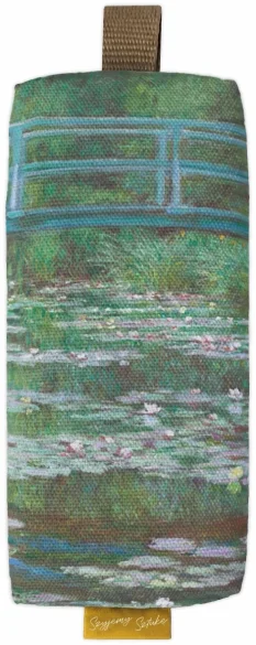 Piórnik szkolny prostokątny Most nad stawem z liliami wodnymi Claude Monet