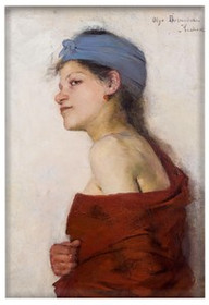 Magnes Portret kobiety - Cyganka Olga Boznańska