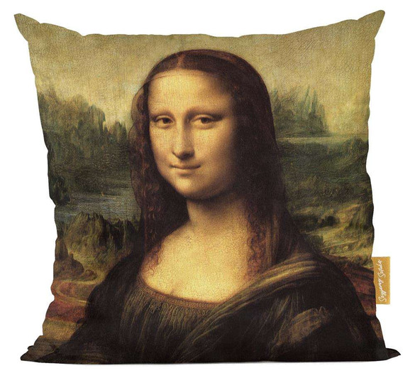 Poduszka Mona Lisa Leonardo da Vinci