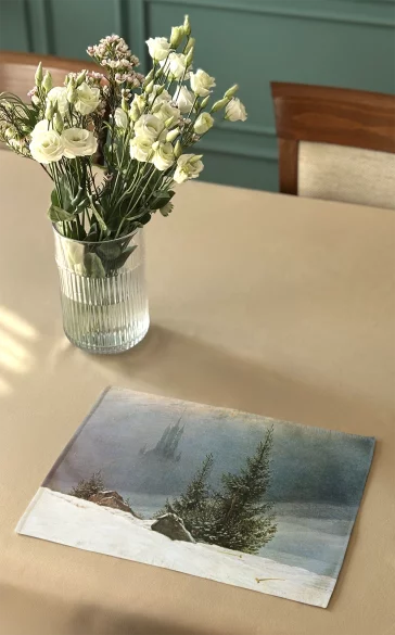 Podkładka na stół Pejzaż zimowy Caspar David Friedrich