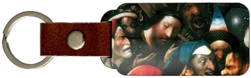 Brelok Chrystus dźwigający krzyż Hieronim Bosch