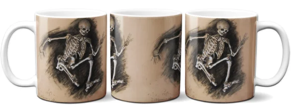 Kubek Studium szkieletu Władysław Podkowiński