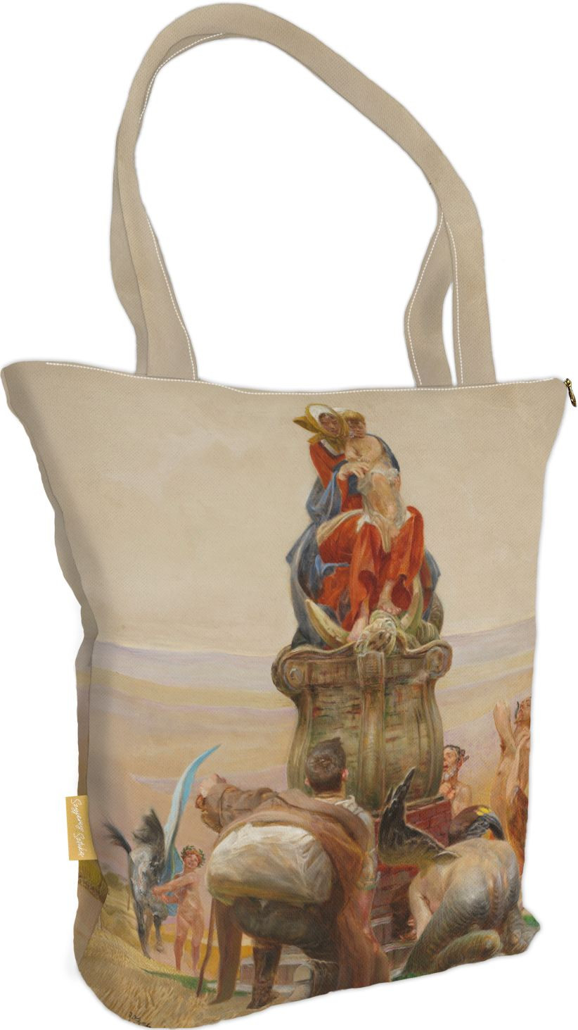 Torba na ramię shopper Adoracja Madonny Jacek Malczewski
