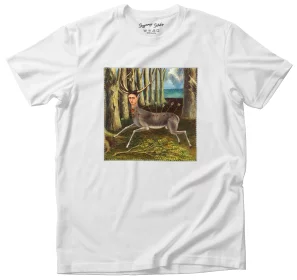 Koszulka z naszywką Zraniony Jeleń Frida Kahlo