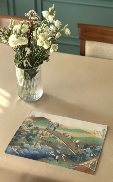 Podkładka na stół Ariwara no Narihira Katsushika Hokusai