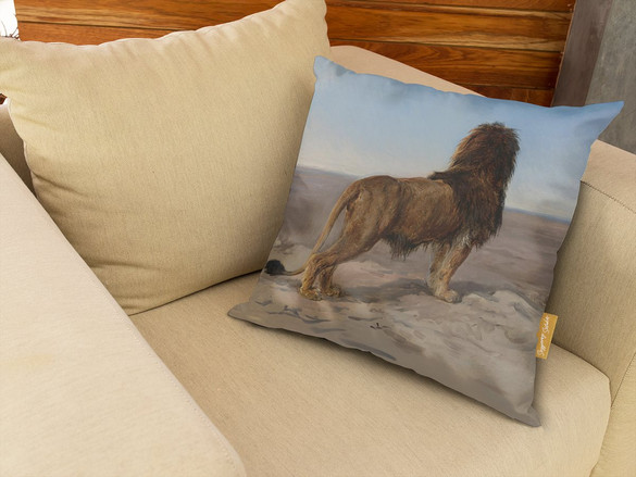 Poduszka Lew Rosa Bonheur