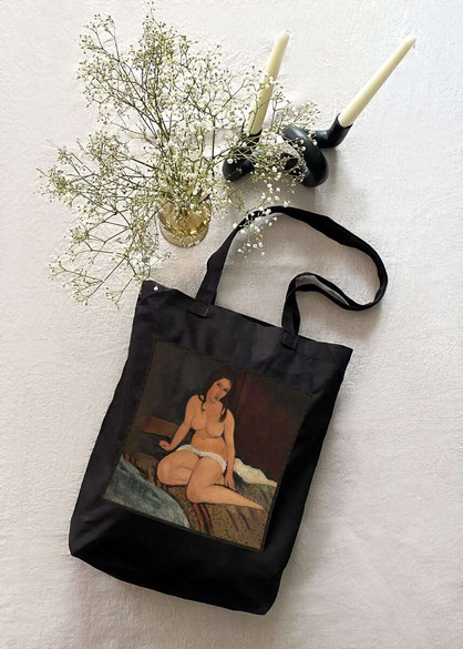 Torba z naszywką Siedzący akt Amedeo Modigliani