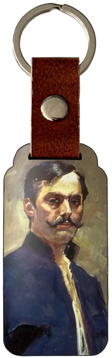 Brelok Portret własny z paletą Wojciech Kossak