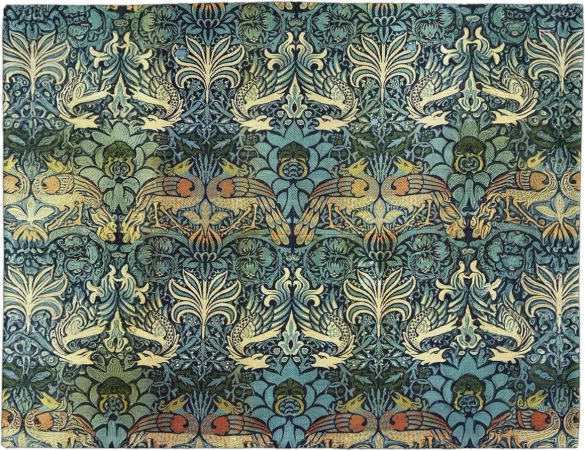 Podkładka na stół Paw i smok William Morris