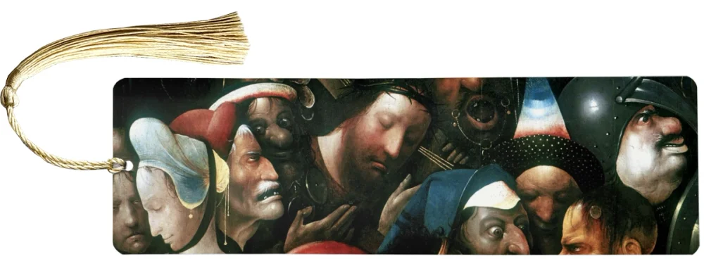 Zakładka do książki Chrystus dźwigający krzyż Hieronim Bosch