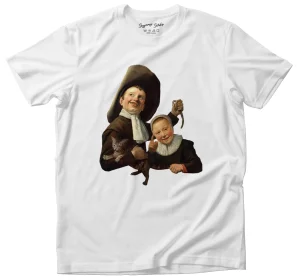 Koszulka Chłopiec i dziewczynka z kotem i węgorzem Judith Leyster