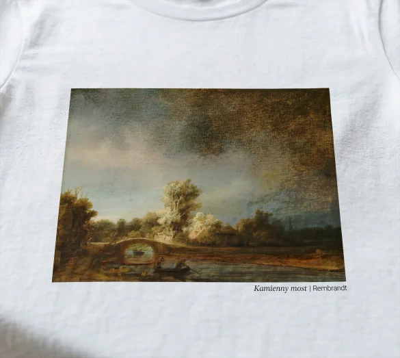 Koszulka z nadrukiem Kamienny most Rembrandt