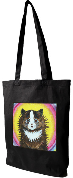 Torba z naszywką Kot w tęczy Louis Wain