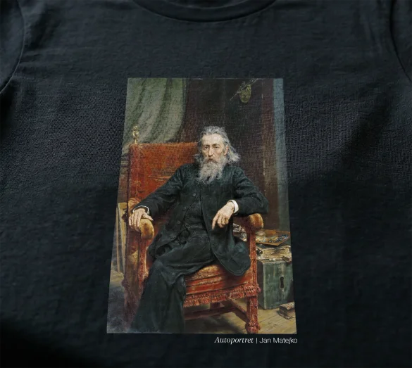 Koszulka z nadrukiem Autoportret Jan Matejko