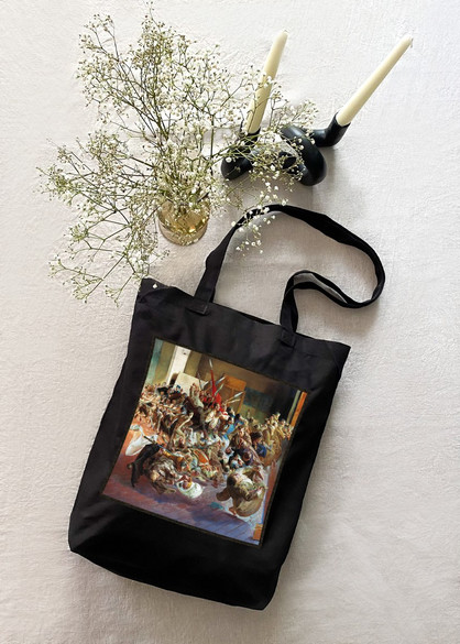 Torba z naszywką Melancholia Jacek Malczewski