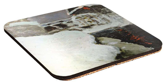 Podkładka pod kubek Młyn zimą Ferdynand Ruszczyc