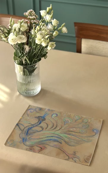 Podkładka na stół Paw Stanisław Wyspiański