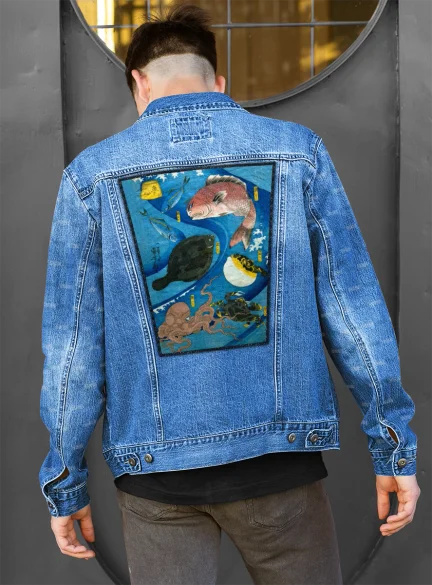 Ekran Umysły ryb Utagawa Kuniyoshi