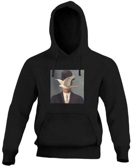 Bluza z naszywką Mężczyzna w meloniku René Magritte