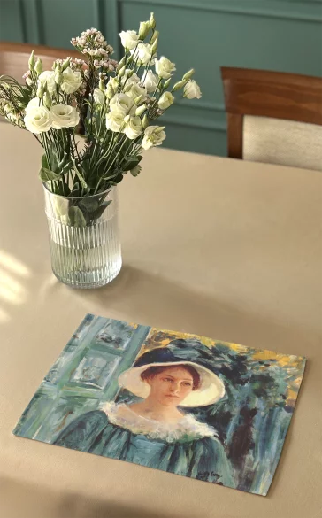 Podkładka na stół Młoda kobieta w ogrodzie Mary Cassatt
