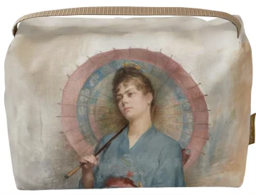 Kosmetyczka kuferek Kobieta z japońskim parasolem Anna Bilińska-Bohdanowiczowa