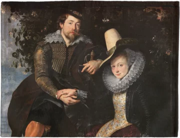 Podkładka na stół Autoportret z pierwszą żoną Izabelą Brant Peter Paul Rubens