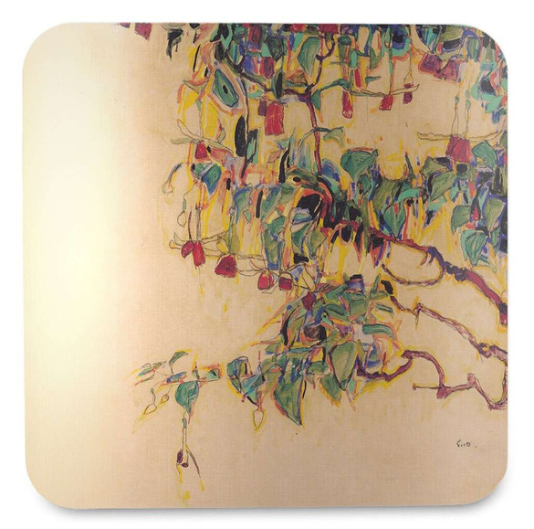 Podkładka pod kubek Fuchsia Branches (Sun Tree) Egon Schiele