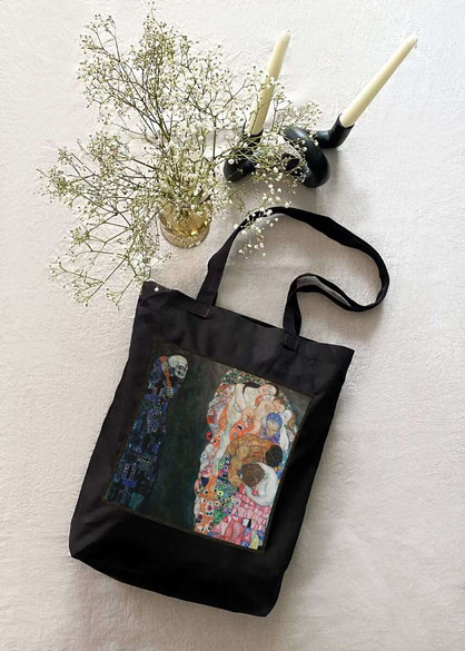 Torba z naszywką Śmierć i życie Gustav Klimt