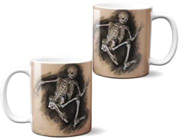 Kubek Studium szkieletu Władysław Podkowiński