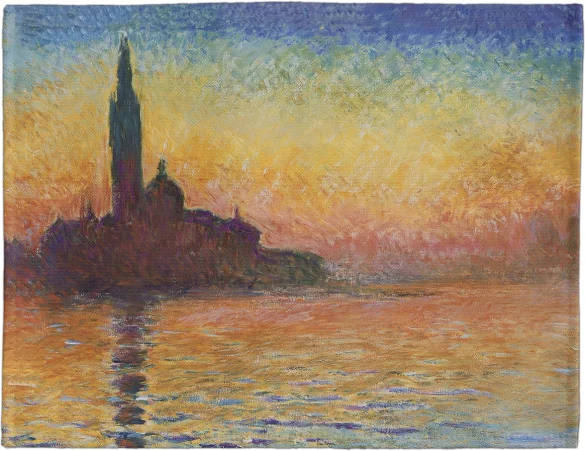 Podkładka na stół San Giorgio maggiore at dusk Claude Monet