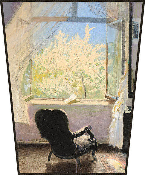 Ekran Wnętrze pracowni artysty Leon Wyczółkowski