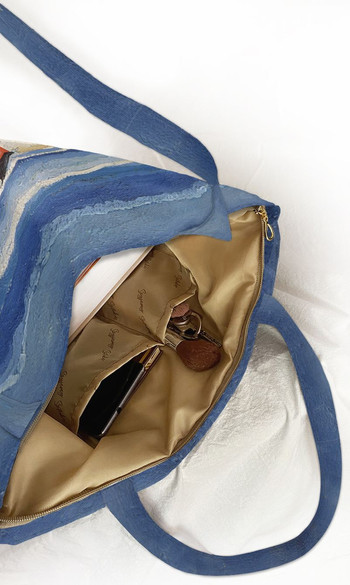 Torba na ramię shopper Czerwony Dom Kazimir Severinovich Malevich