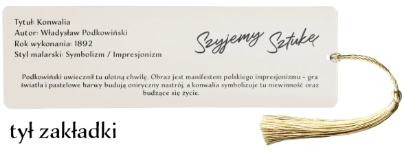 Zakładka do książki Konwalia Władysław Podkowiński