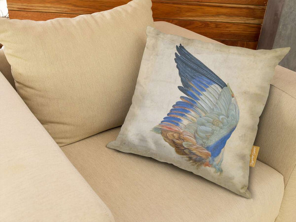 Poduszka Skrzydło niebieskiego walca, Kopia oryginału Albrechta Durera Hans Hoffmann