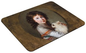 Podkładka Portret Elżbiety Mniszchówny z pieskiem Élisabeth Vigée-Lebrun 60x40cm